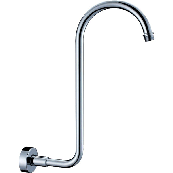 Fienza Round Fixed Swan-neck Shower Arm - Chrome
