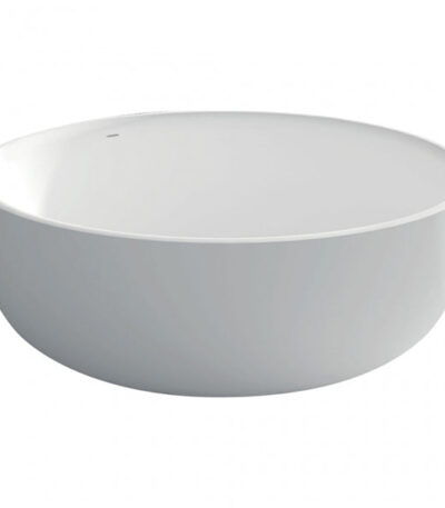 Fienza Shinto Matte White Stone Freestanding Bath 1350mm