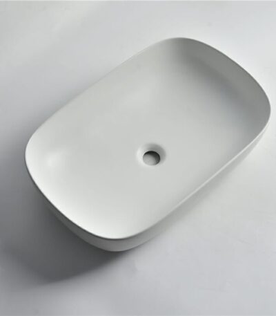 Fine Ceramic Gloss White Above Counter - CLA-419A | 610x400x150mm