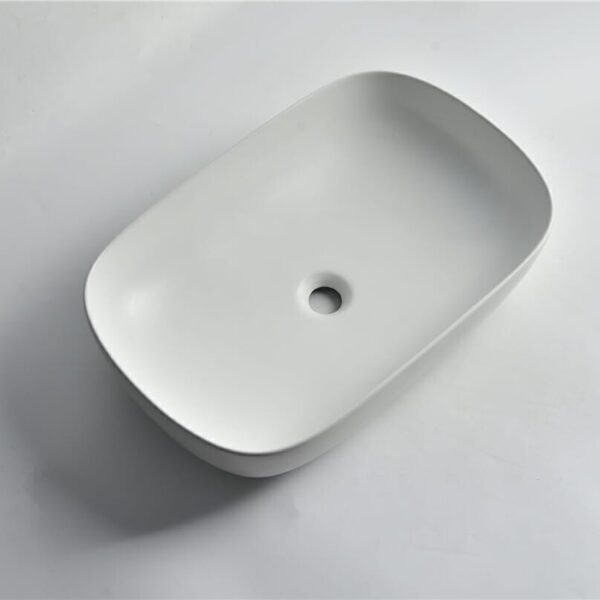 Fine Ceramic Gloss White Above Counter - CLA-419A | 610x400x150mm