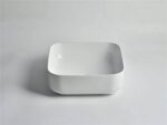 Fine Ceramic Gloss White Above Counter - CLA-423 | 380x380x140mm