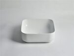 Fine Ceramic Gloss White Above Counter - CLA-423 | 380x380x140mm