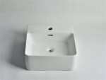 Fine ceramic Gloss White Above Counter/Wall-hung - | 420x400x150mm