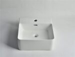 Fine ceramic Gloss White Above Counter/Wall-hung - | 420x400x150mm