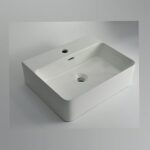 Fine Ceramic Gloss White Above Counter/Wall-hung | 520x420x150mm | CLA-450