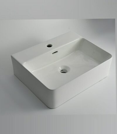 Fine Ceramic Gloss White Above Counter/Wall-hung | 520x420x150mm | CLA-450