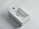 Fine ceramic Gloss White Above Counter/Wall-hung - CLA-387-L | 460x280x170mm