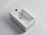 Fine ceramic Gloss White Above Counter/Wall-hung - CLA-387-L | 460x280x170mm