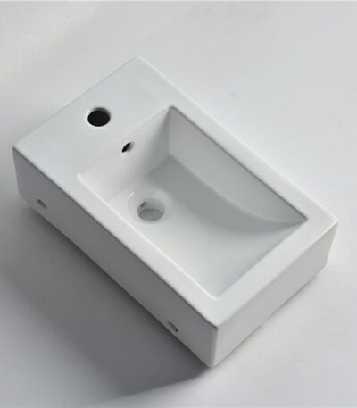 Fine ceramic Gloss White Above Counter/Wall-hung - CLA-387-L | 460x280x170mm