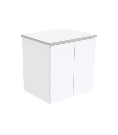 Fingerpull Gloss White 600 Wall-Hung Cabinet