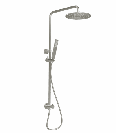 Finley Shower Rail Set - Brushed Nickel