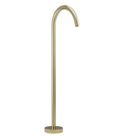 Floor-Mounted Bath Filler - Brushed Brass