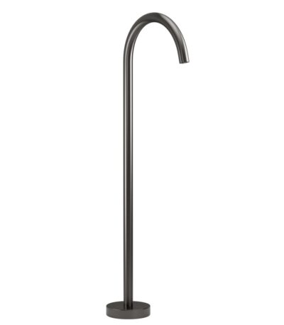 Floor Mounted Bath Filler - Brushed Gunmetal