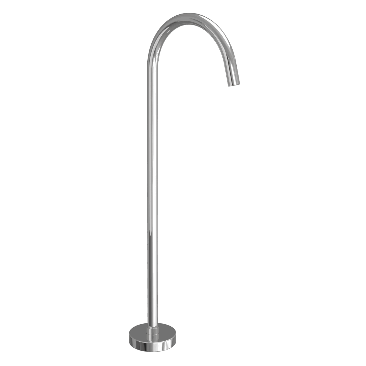 Floor Mounted Bath Filler - Chrome