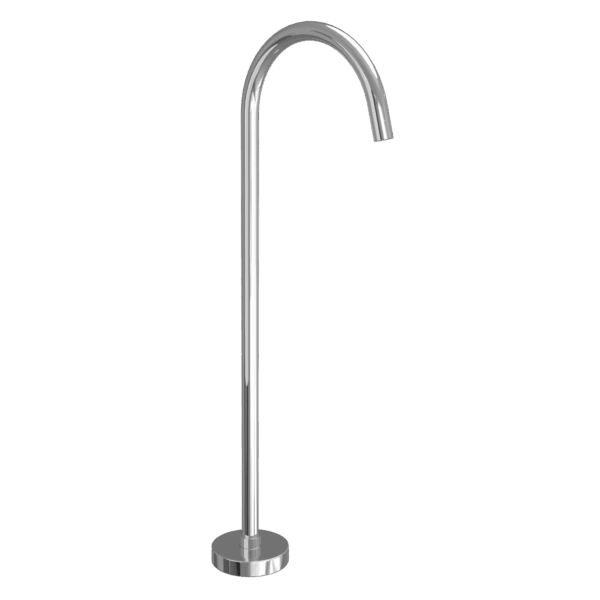 Floor Mounted Bath Filler - Chrome