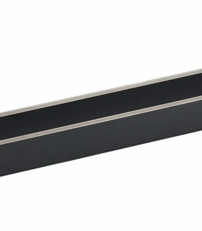 Flores Double Towel Rail 600 mm - Matt Black | 55302-600-MB