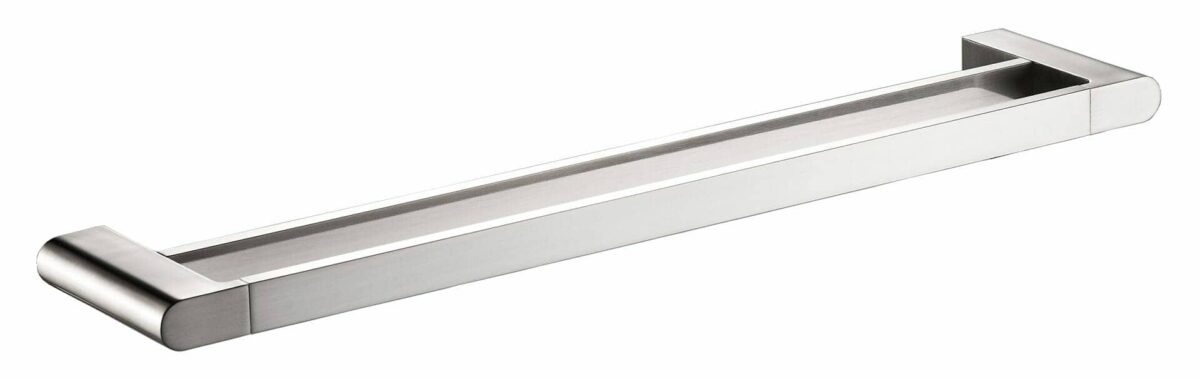 Flores Double Towel Rail 800 mm - Brushed Nickel | 55302-800-BN