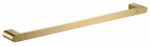 Flores Single Towel Rail 600mm - Brushed Gold | 55301-600-BG