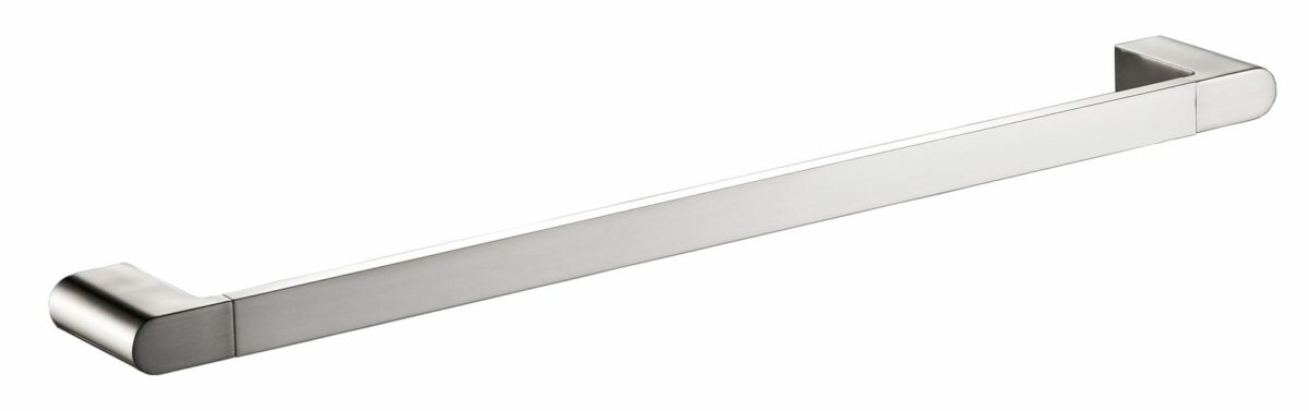 Flores Single Towel Rail 800 mm - Brushed Nickel | 55301-800-BN
