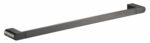 Flores Single Towel Rail 800 mm - Gunmetal | 55301-800-GM