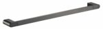 Flores Single Towel Rail 800 mm - Gunmetal | 55301-800-GM