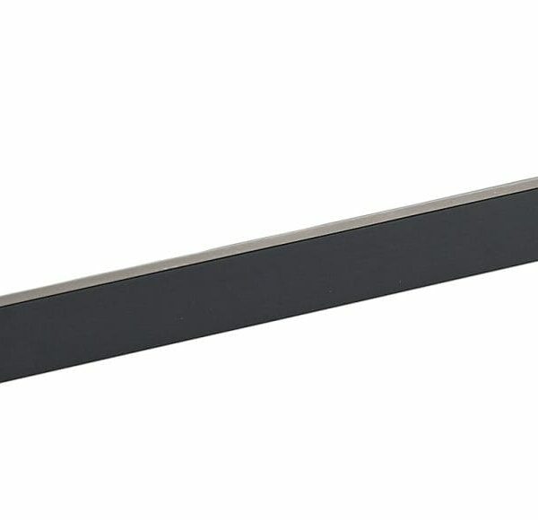 Flores Single Towel Rail 800 mm - Matt Black | 55301-800-MB