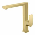 Flores Sink Mixer - Brushed Gold | HYB135-102BG