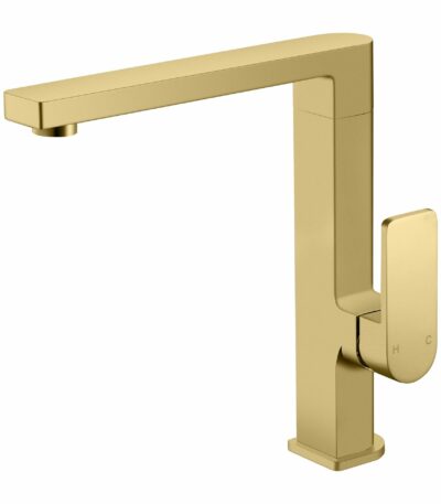 Flores Sink Mixer - Brushed Gold | HYB135-102BG