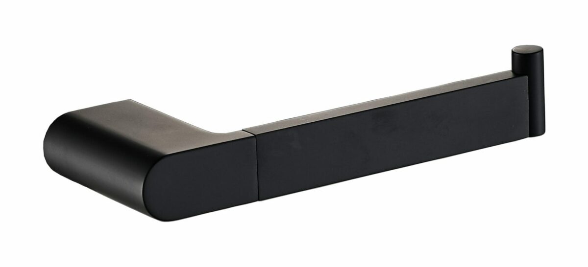 Flores Toilet Roll Holder - Matt Black | 55304-MB