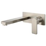 Flores Wall Basin Mixer - Brushed Nickel | HYB135-601BN