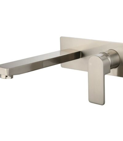 Flores Wall Basin Mixer - Brushed Nickel | HYB135-601BN