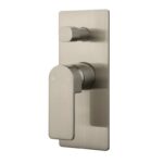 Flores Wall Mixer With Diverter - Brushed Nickel | HYB135-501BN