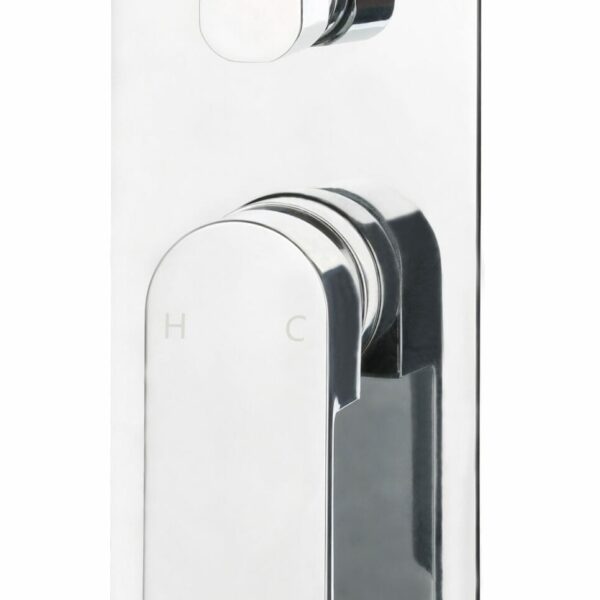 Flores Wall Mixer With Diverter - Chrome | HYB135-501