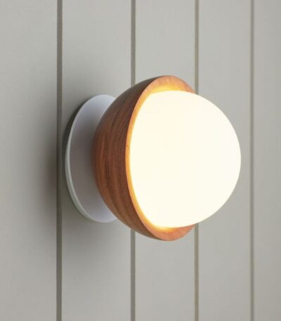 Fluxwood Button Sconce LED Wall Light