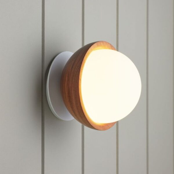 Fluxwood Button Sconce LED Wall Light