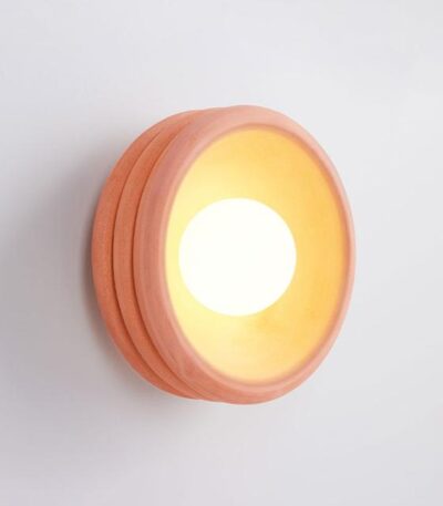 Fluxwood Silo Ceramic Wall Light - Terracotta