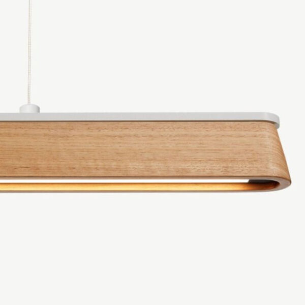 Fluxwood Tenn Up Timber Linear Pendant Light