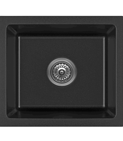 Fomos Sink 460 x 410mm - Black | Bella Vista - SNK-4641-BLK