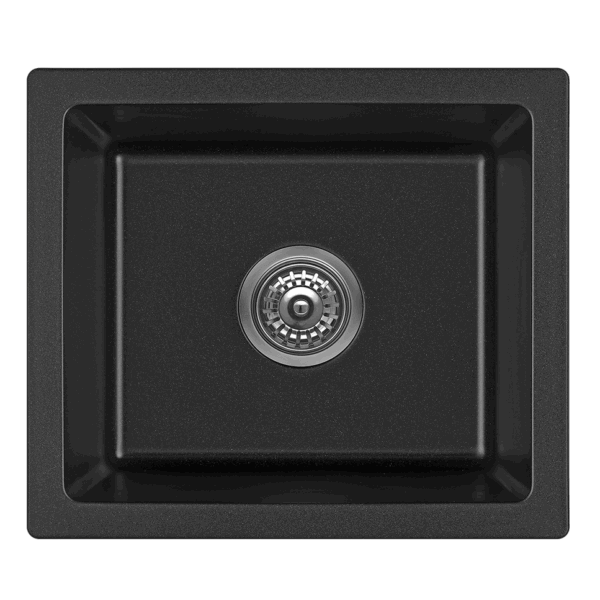 Fomos Sink 460 x 410mm - Black | Bella Vista - SNK-4641-BLK