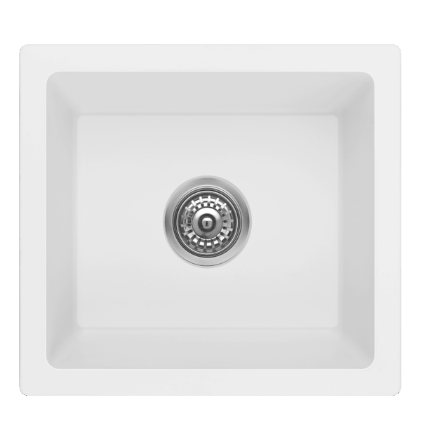 Fomos Sink 460 x 410mm - White | Bella Vista - SNK-4641-WHT