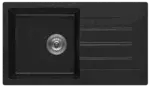Fomos Sink 770 x 440mm - Black | Bella Vista - SNK-7744-D-BLK