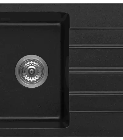 Fomos Sink 770 x 440mm - Black | Bella Vista - SNK-7744-D-BLK