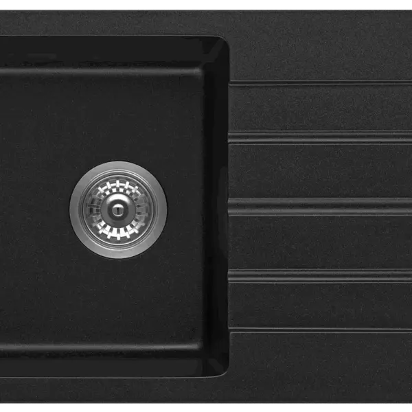 Fomos Sink 770 x 440mm - Black | Bella Vista - SNK-7744-D-BLK
