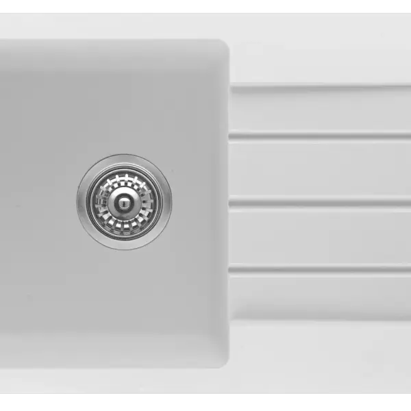 Fomos Sink 770 x 440mm - White | Bella Vista - SNK-7744-D-WHT