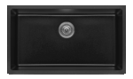 Fomos Sink 790 x 460mm - Single Bowl - Black | Bella Vista - SNK-7946-BLK