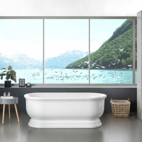 Fremantle Freestanding Bathtub - Gloss White - No Overflow - 1700mm | FBT1700
