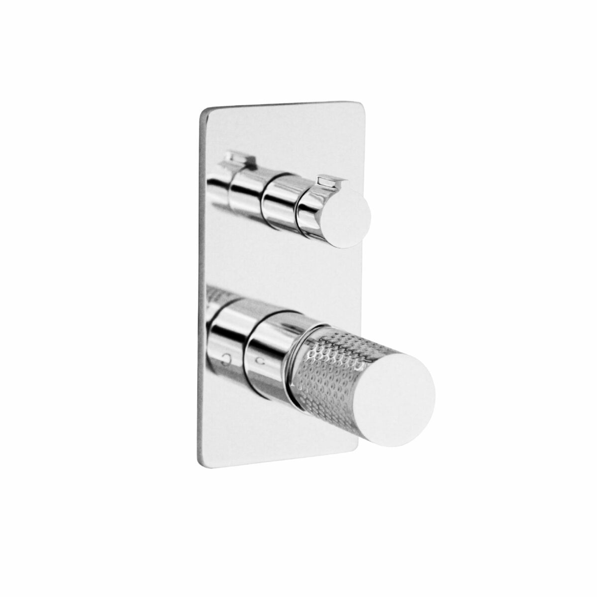 Gabe Chrome Plate Wall Diverter Mixer With Chrome Handle | T709CP