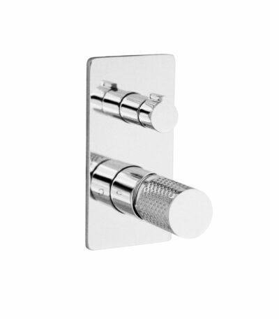 Gabe Chrome Plate Wall Diverter Mixer With Chrome Handle | T709CP
