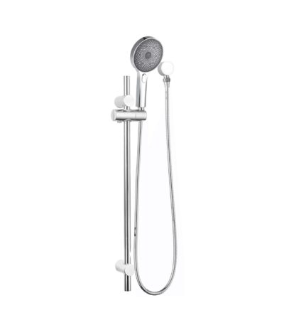 Gabe Chrome Round Hand Shower On Rail