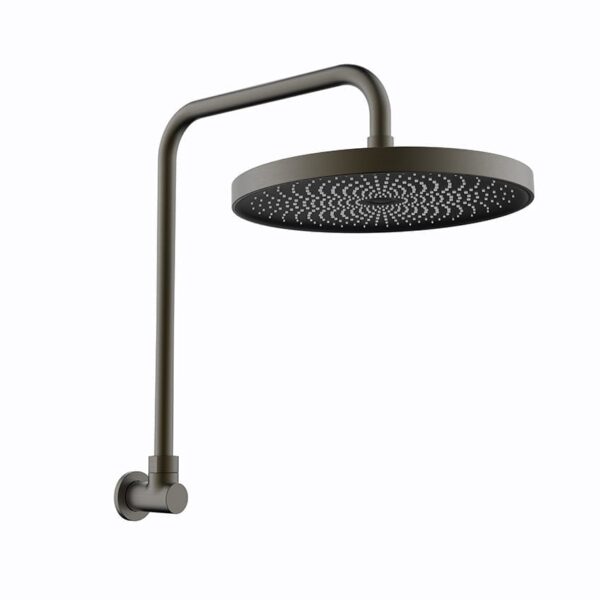 Gabe Gunmetal Grey Shower Head With Arm